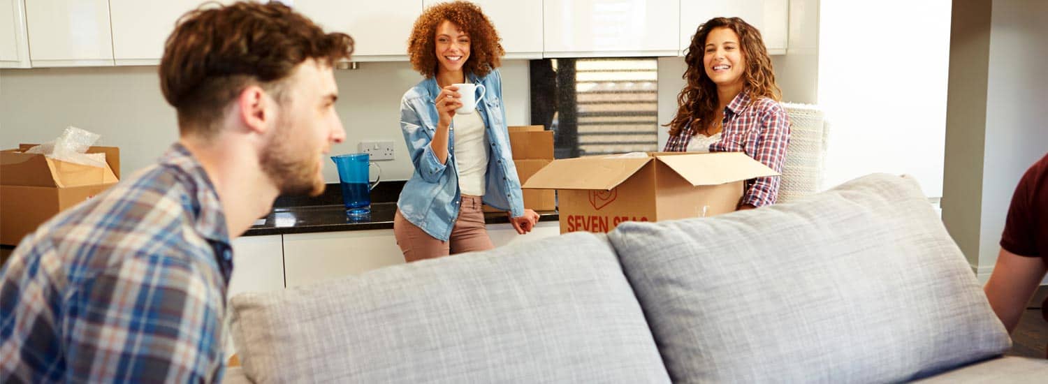 People moving furniture out of house