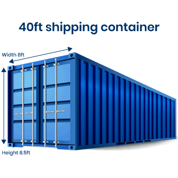 40ft shipping container